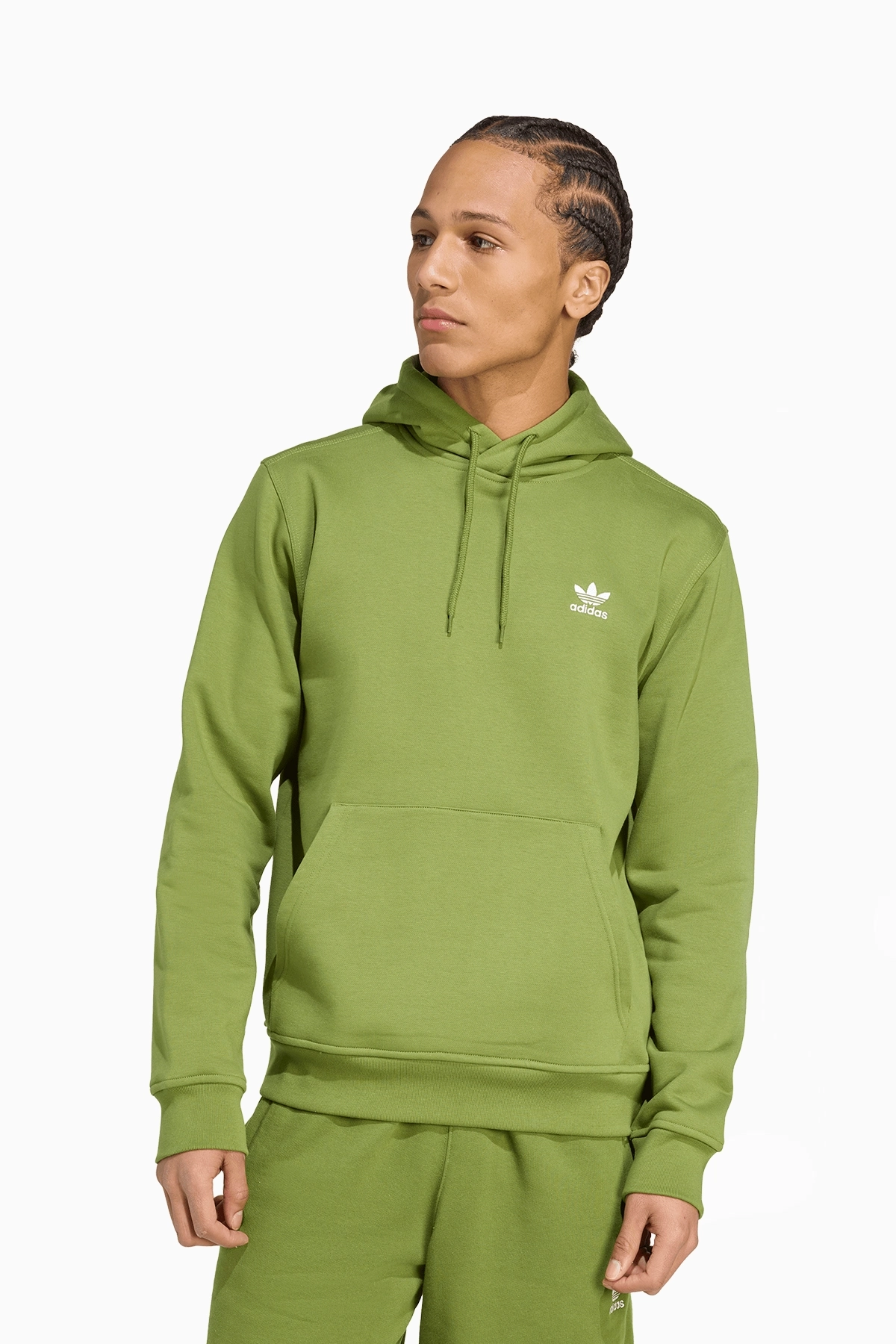Bluza z kapturem adidas Trefoil Essentials - Zielony