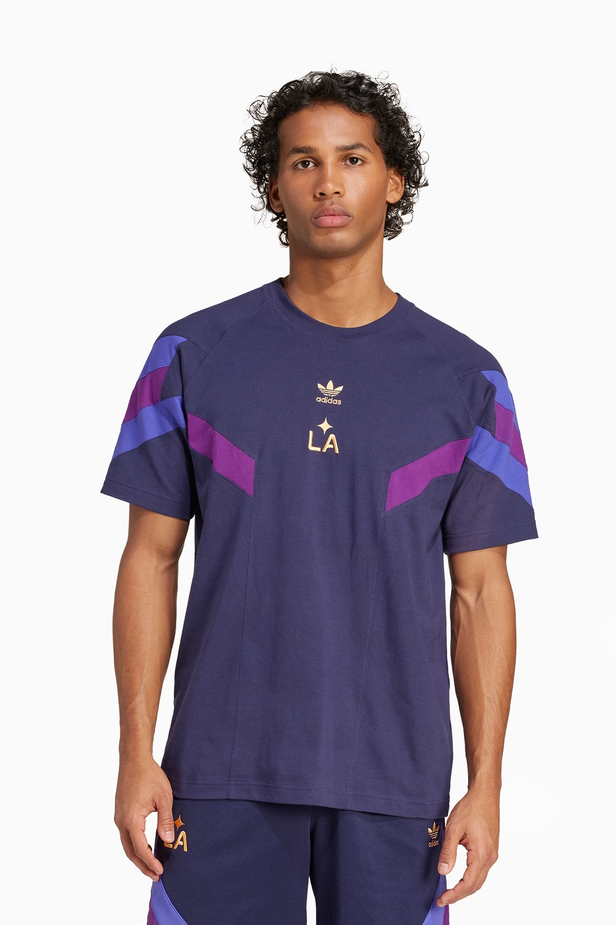 Koszulka adidas LA Galaxy 25/26 Originals Tee - Fioletowy