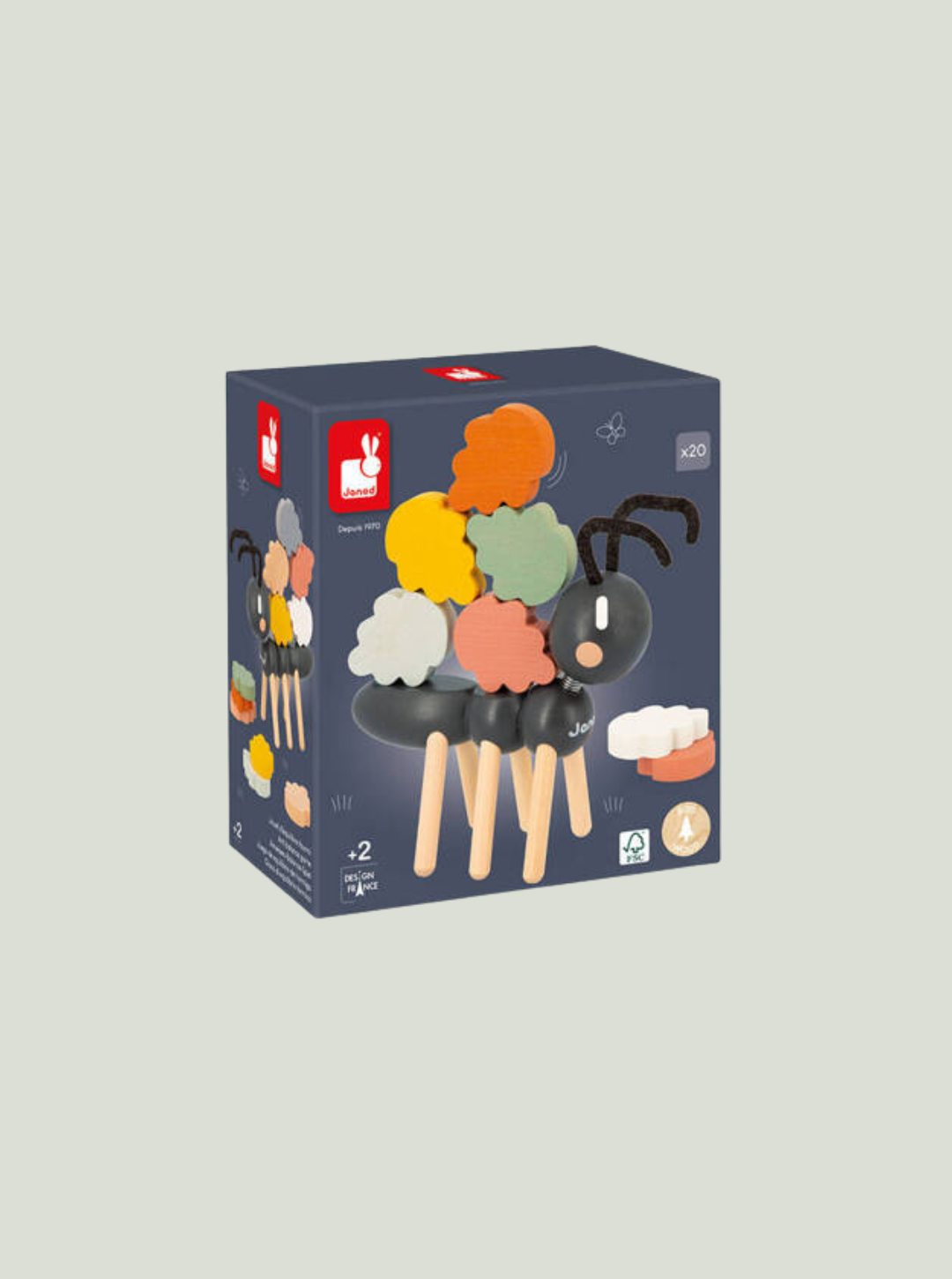 Drewniana gra balansowa Mrówka Sweet Cocoon 2+ JANOD