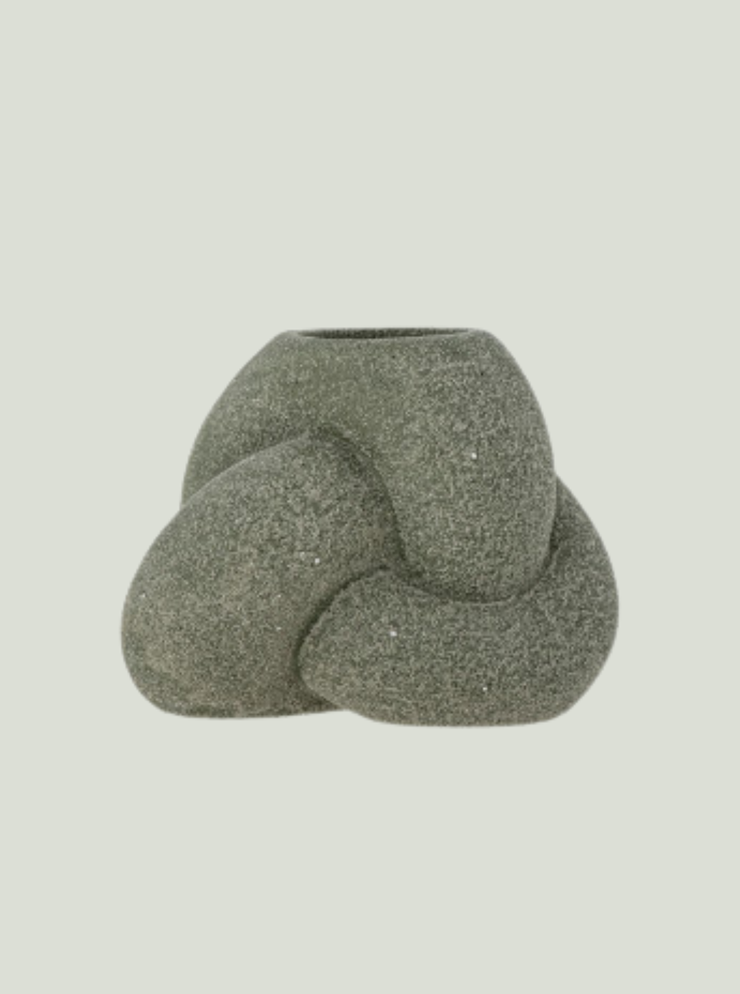 Świecznik Tangle Votive & Candle Holder, zielony, kamionka BLOOMINGVILLE