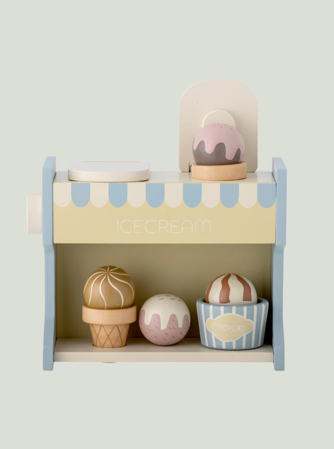 Stojak na lody Vallie Toy, niebieski, FSC100 Lotus Bloomingville Mini