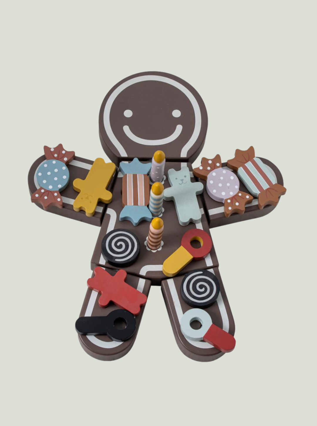 Zestaw do zabawy Tala, jedzenie, brązowy Bloomingville Mini