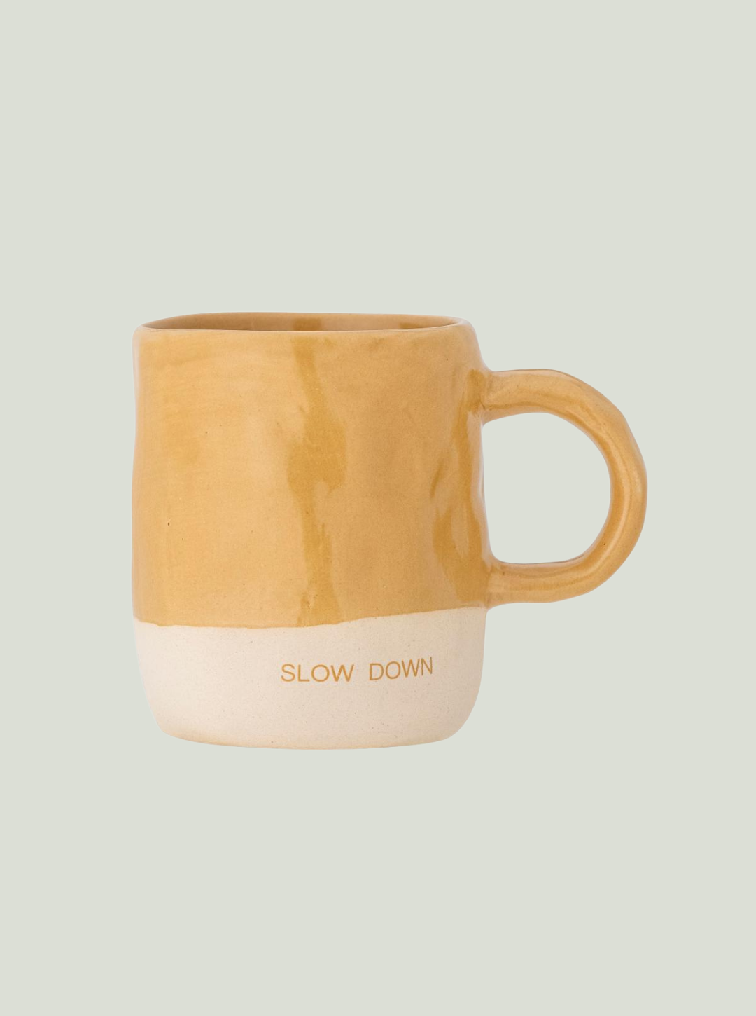 Kubek Neo, żółty, kamionka Bloomingville