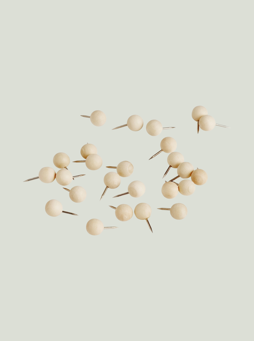 Drewniane pinezki Kołki Nature - opakowanie 25 sztuk OYOY Living