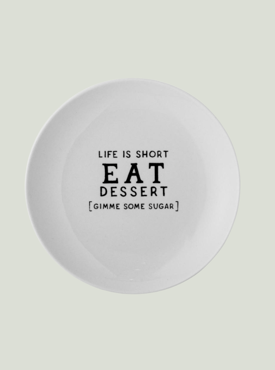 Talerz Wendy, biały, kamionkowy Bloomingville