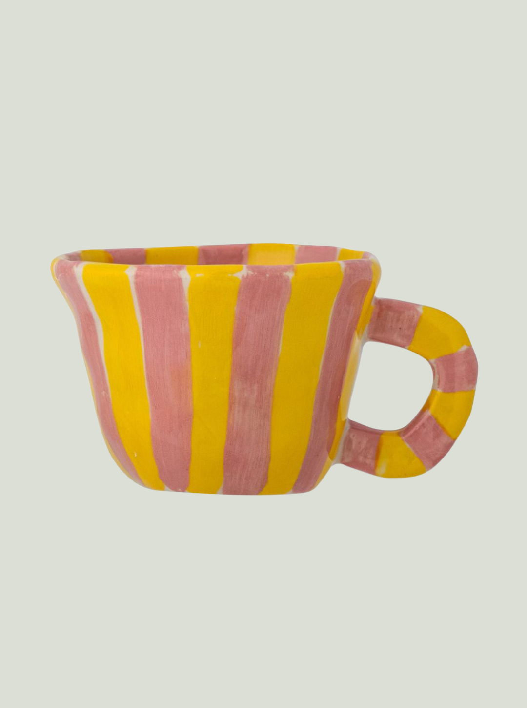 Kubek Nini Cup, różowy, kamionka Bloomingville MINI