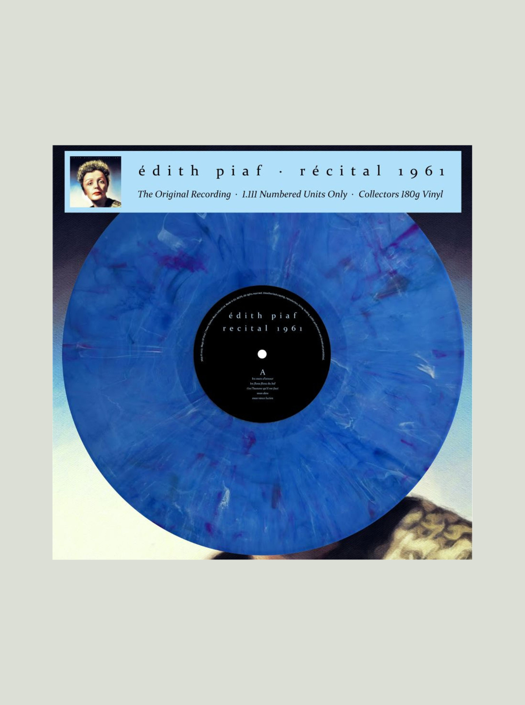 Płyta winylowa Edith Piaf - Récital 1961: The Original Recording (180g) (Limited Numbered Edition) (Marbled Vinyl)