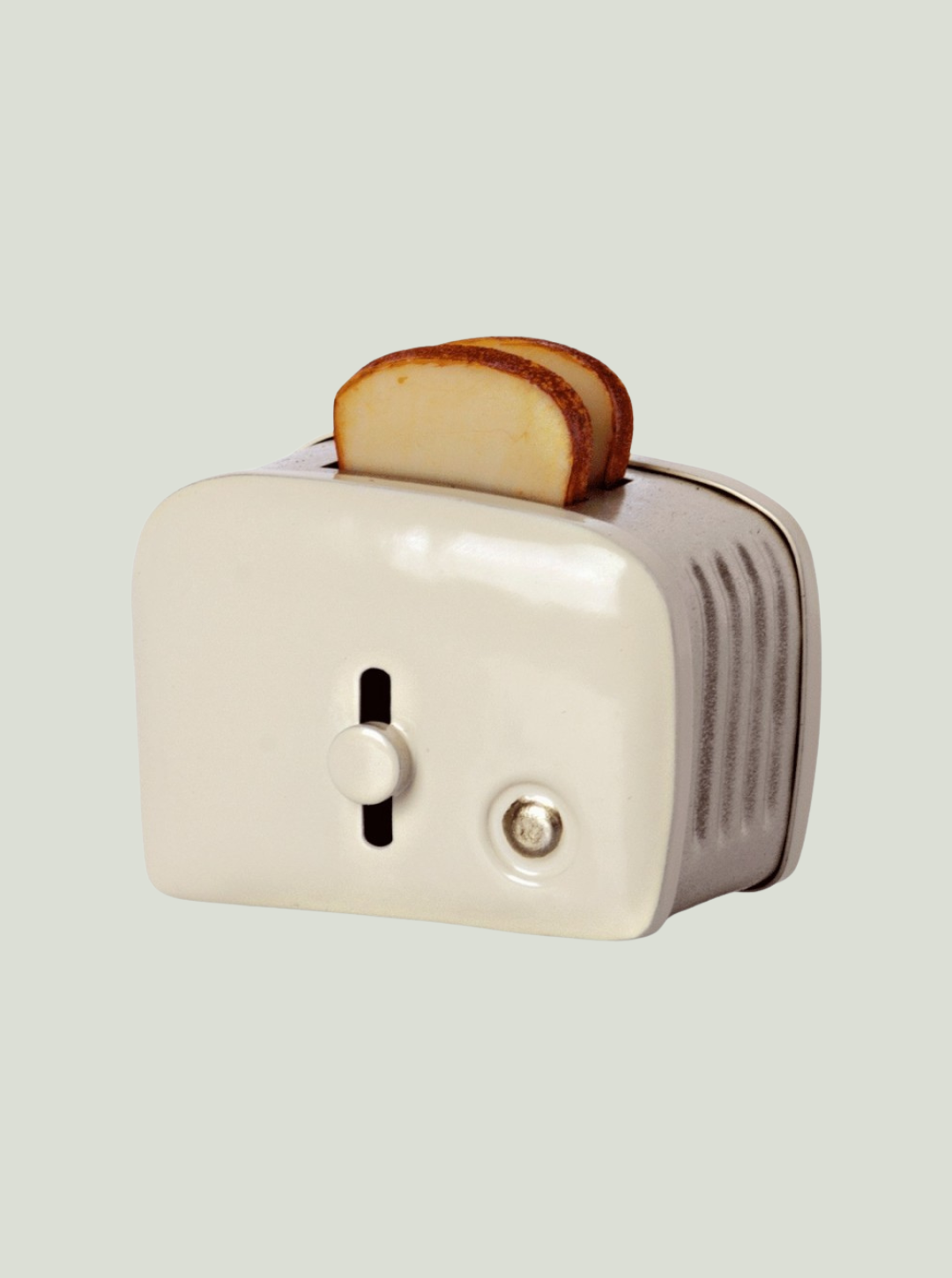 MAILEG Akcesoria dla lalek, toster Miniature - off white