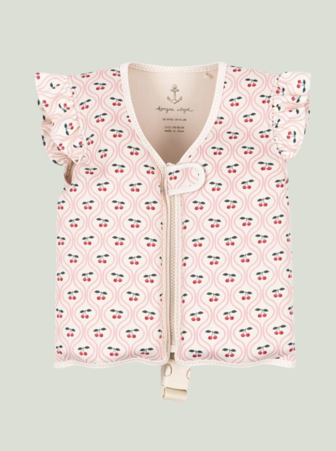 Kamizelka wypornościowa CHERRY PINK MOTIF Konges Sløjd