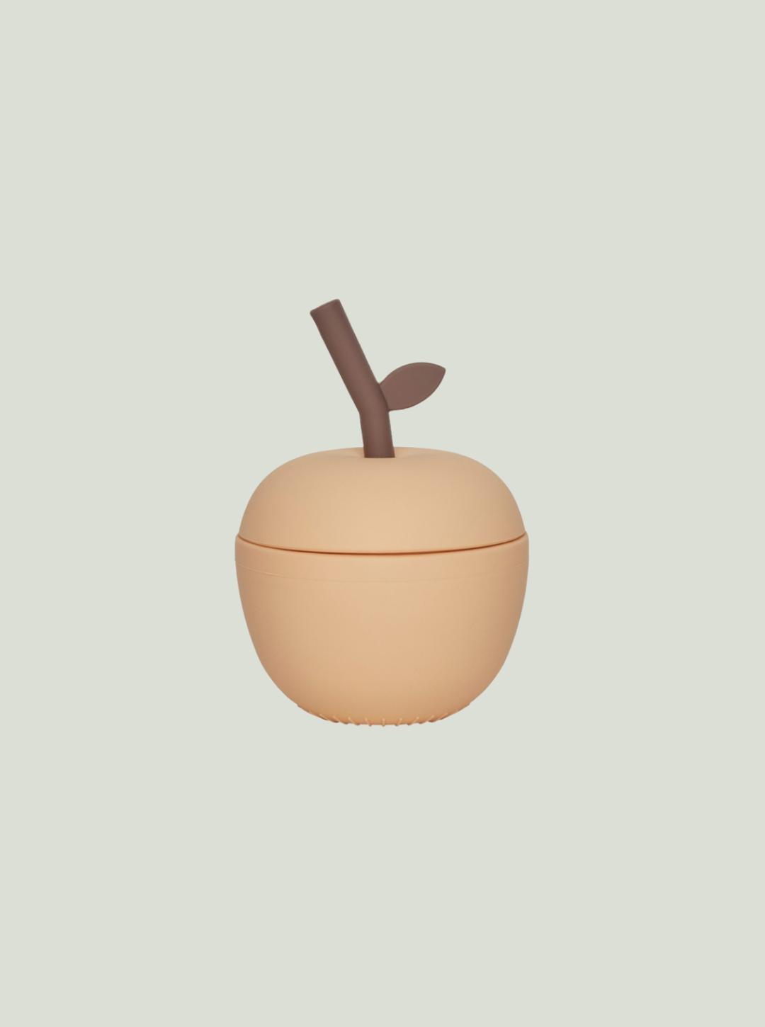 Kubek ze słomką Apple Cup Peach OYOY Mini
