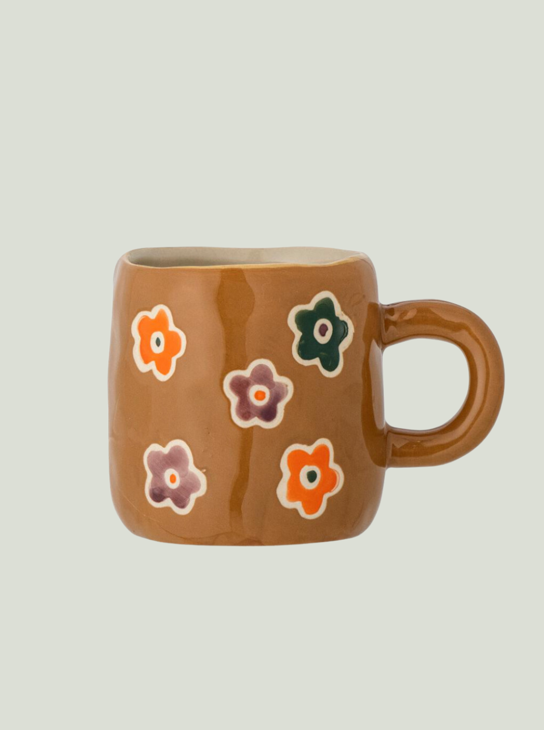 Kubek Addy Cup, Brown, Kamionka Bloomingville MINI