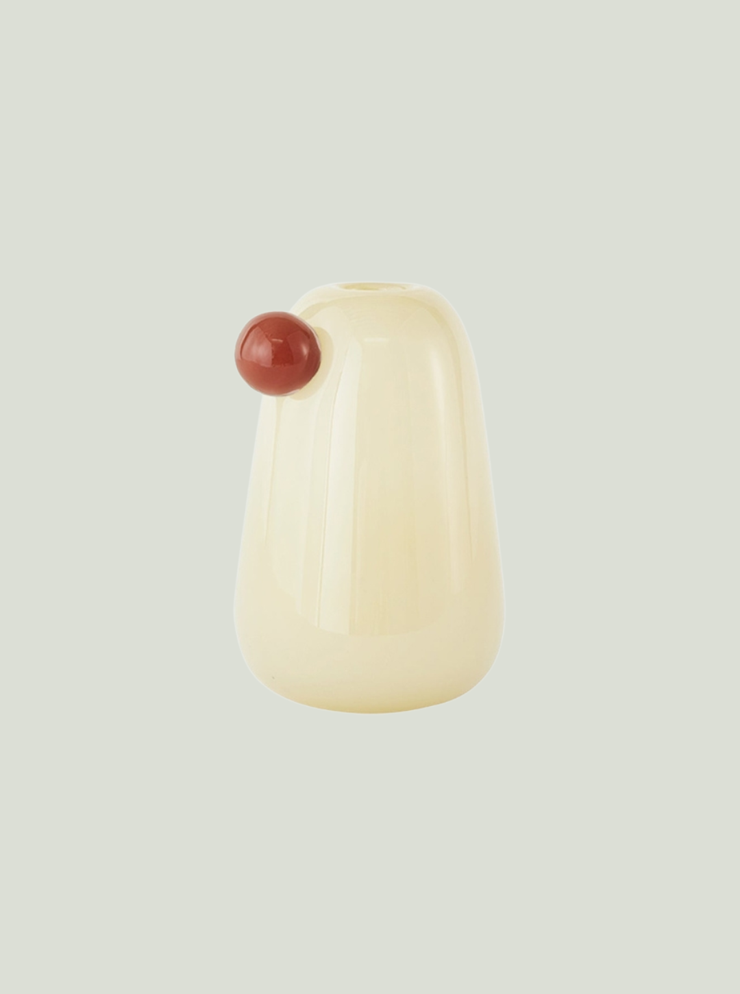 Dmuchany ustnie wazon Inka Vase Vanilla - Mały OYOY