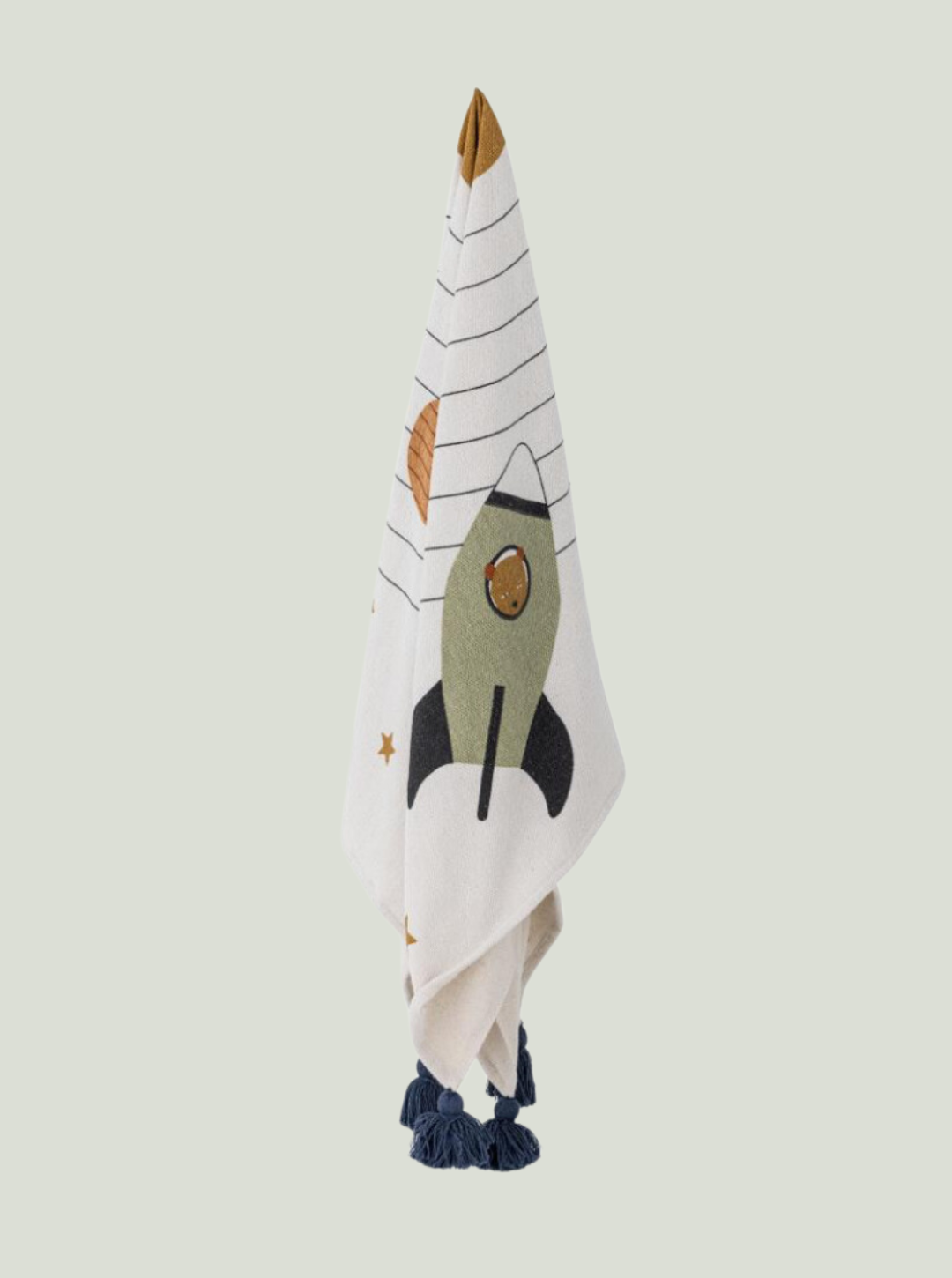 Narzuta Space Throw, Nature, Recycled Cotton Bloomingville Mini