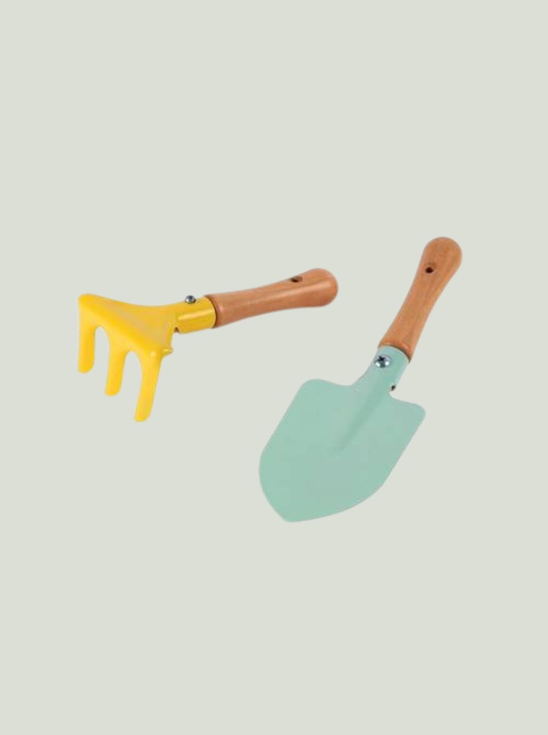 Mały ogrodnik Zestaw narzędzi ogrodowych łopatka i grabki JANOD
