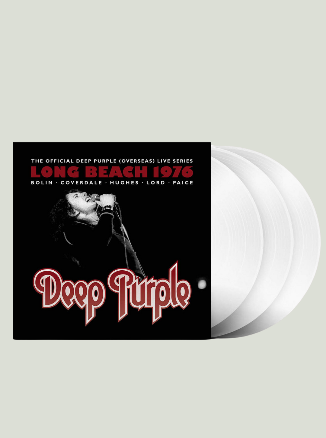 Płyta winylowa Deep Purple - Long Beach 1976 (180g) (Limited Numbered Edition) (White Vinyl)