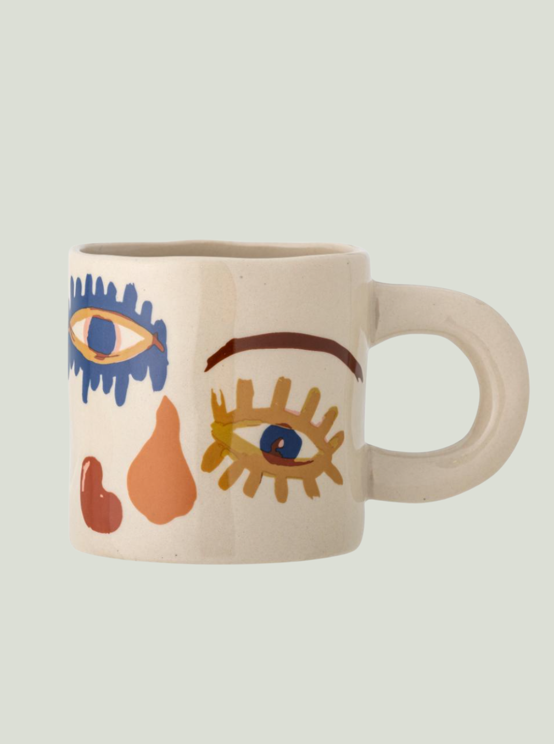 Kubek Horus, żółty, kamionka Bloomingville