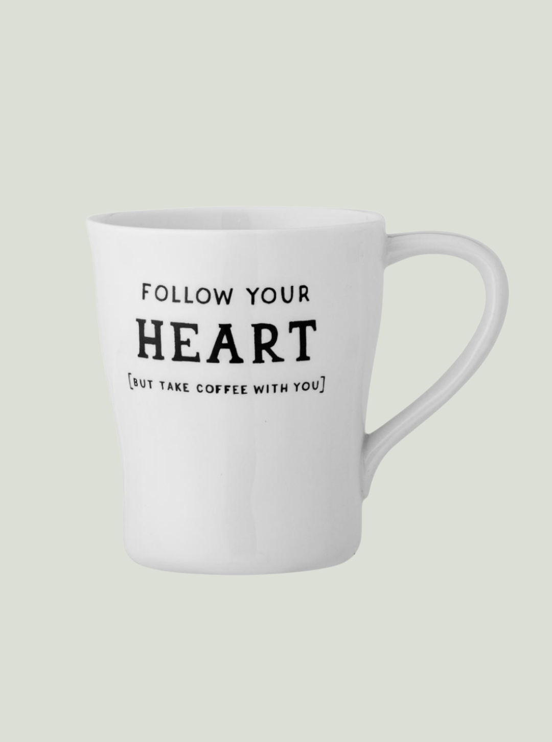 Kubek Wendy, biały, kamionkowy Bloomingville