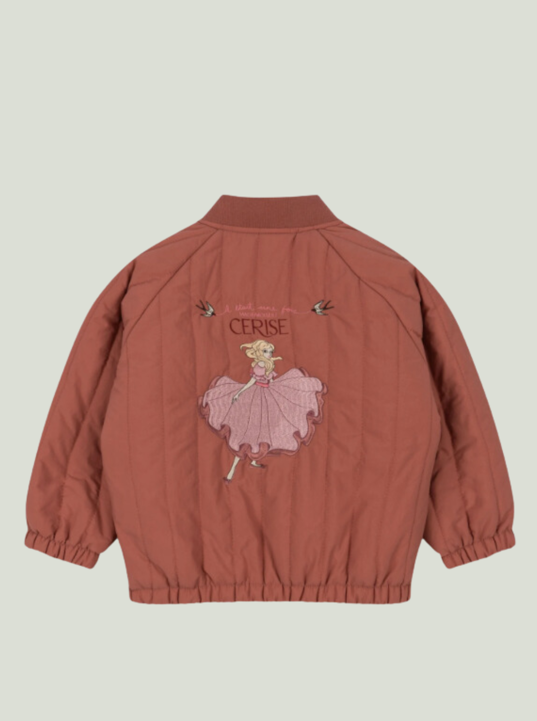 Kurtka Bomberka JUNO FRILL BOMBER JACKET canyon rose KONGES SLØJD