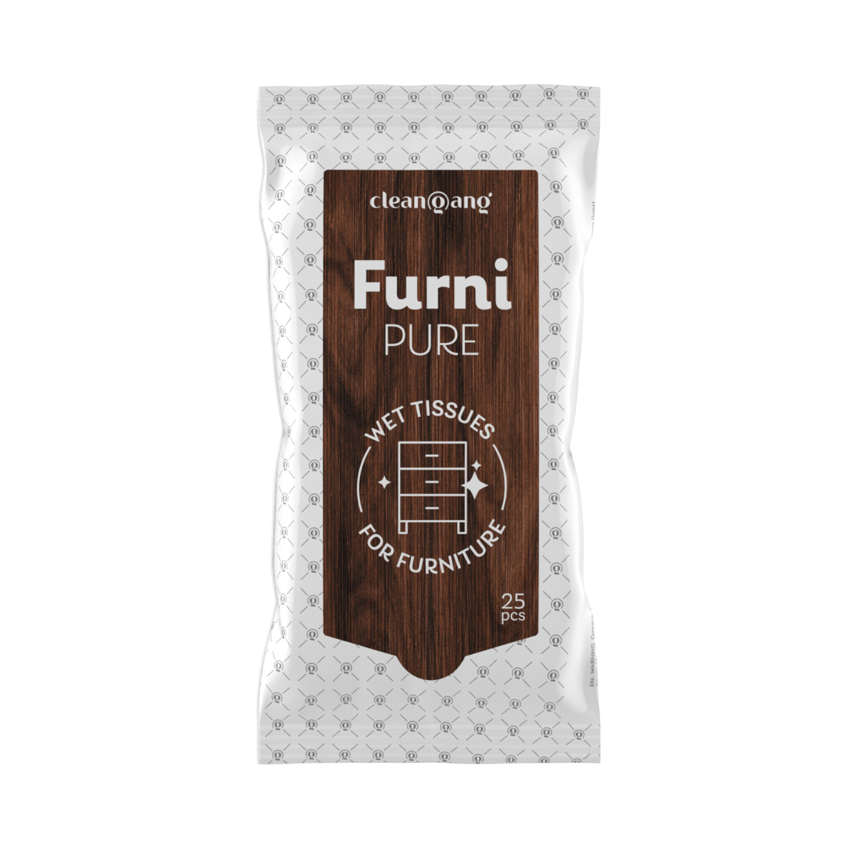 nawilżane chusteczki do mebli, 25 szt.