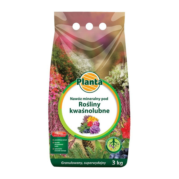 Nawóz do roślin kwaśnolubnych 3kg Planta