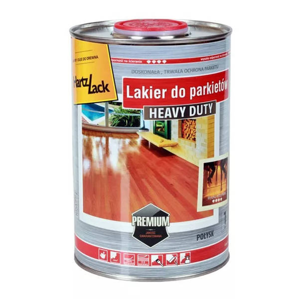 Lakier do parkietów Heavy Duty 1L Półmat HartzLack