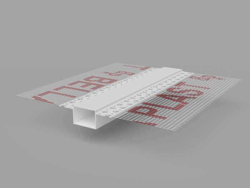 Listwa do boniowania PCV 3cm/3m z siatką