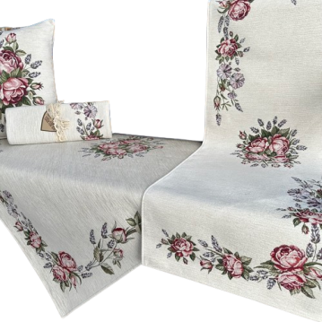 Bieżnik na stół Róże 40x100cm Chenille