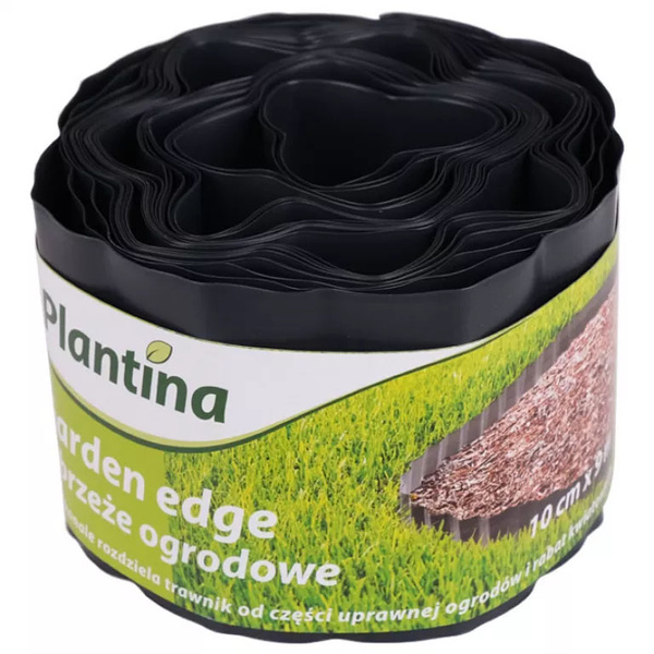Obrzeże ogrodowe 10cm x 9mb grafit Plantina