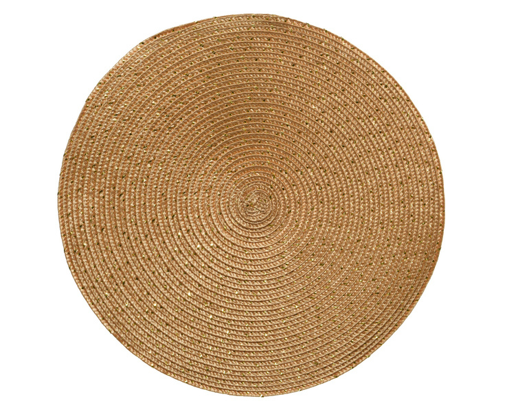 Mata na stół okrągła złota 38cm