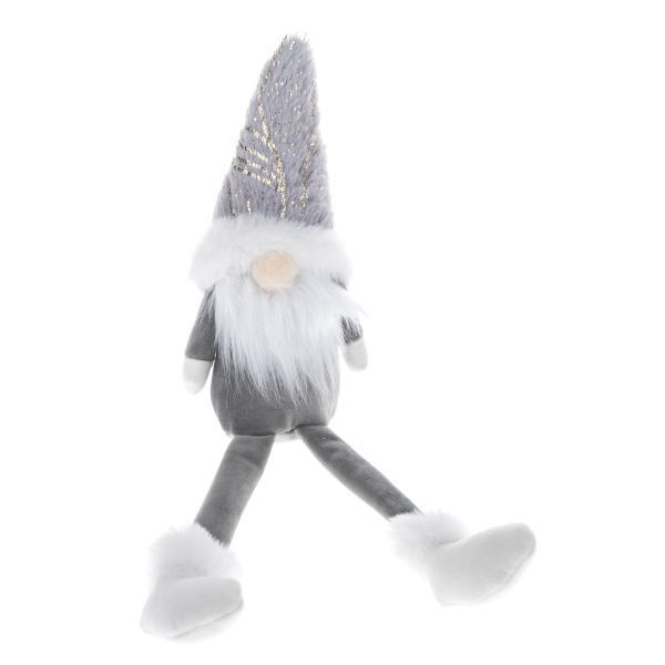 Skrzat polar.futerko szare zwisające nogi