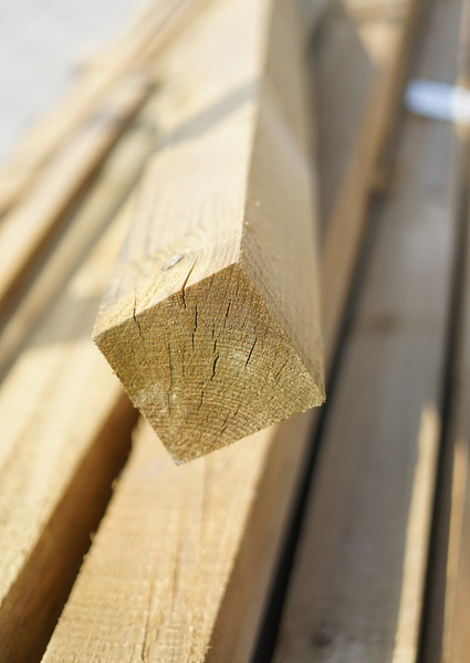 Sosnowy krawędziak impregnowany 10x10x300 cm