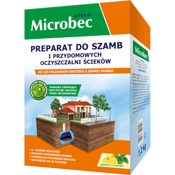 Preparat do szamb Microbec Ultra 1,2kg
