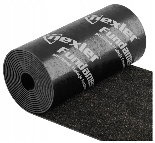 Papa fundamentowa NEXLER - 25 cm / 10 m - izolacja pozioma - grubość 2 mm