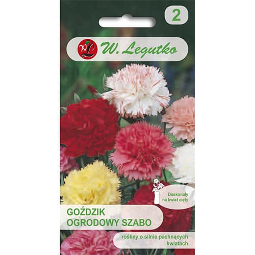 1 szt, Szegfű kerti Szabo, színkeverék - Magok: Mod de ambalare: 0.5 g