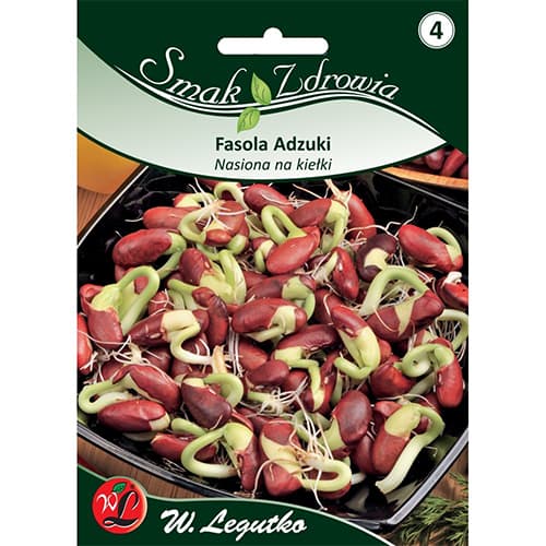 1 szt, Csíra - Adzuki bab - Magok: Mod de ambalare: 50 g