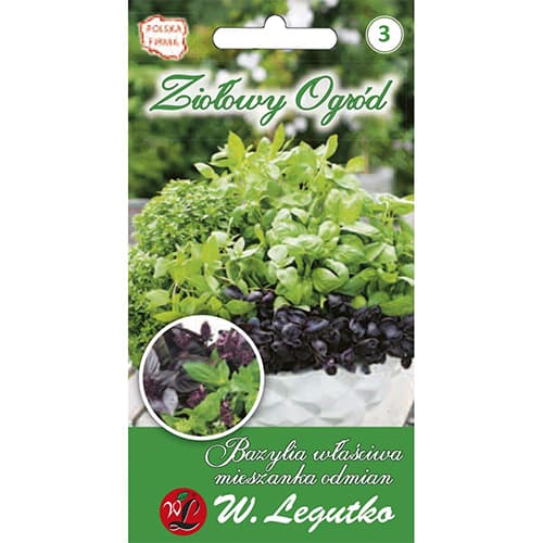 1 szt, Bazsalikom Patio, fajta keverék - Magok: Mod de ambalare: 0.5 g