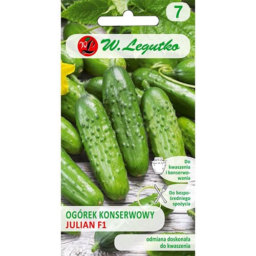 1 szt, Uborka Julian F1 - Magok: Mod de ambalare: 4 g