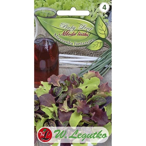 1 szt, Baby Leaf - Fantázia keverék - Magok: Mod de ambalare: 1.5 g