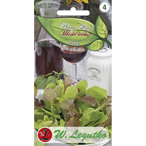 1 szt, Baby Leaf - Saláta, keverék - Magok: Mod de ambalare: 1.5 g