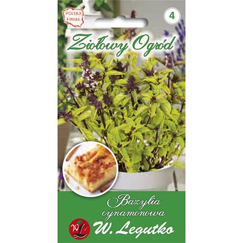 1 szt, Basilikum Cinnamon grün - Samen: Ilość w opakowaniu: 0.5 g