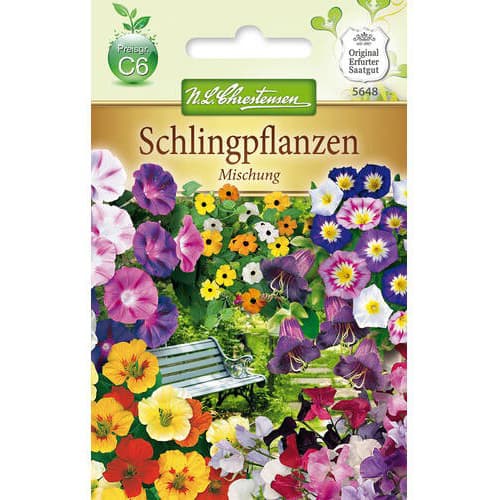 1 szt, Schlingpflanzen Mischung - Samen: Ilość w opakowaniu: 1 Stück