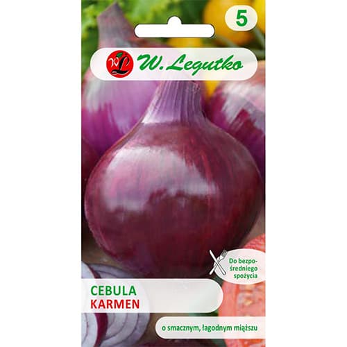1 szt, Zwiebel Karmen - Samen: Ilość w opakowaniu: 5 g