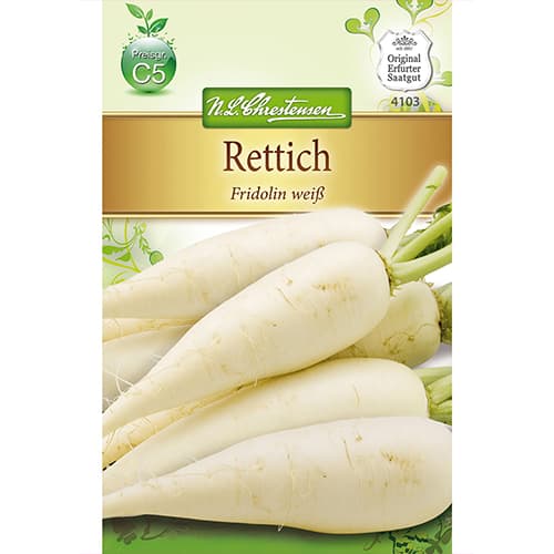 1 szt, Rettich Fridolin - Samen: Ilość w opakowaniu: 1 Stück