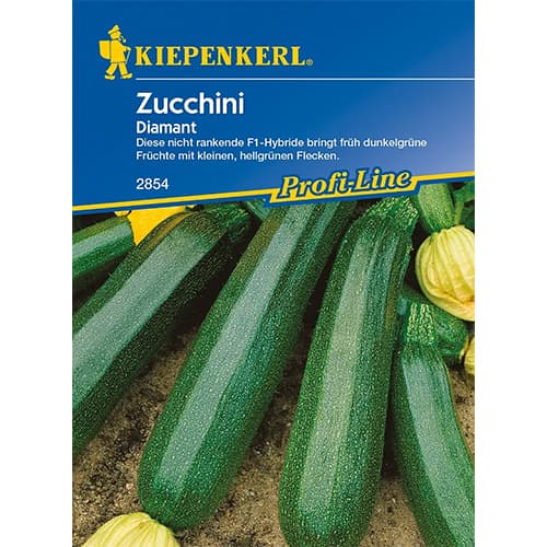 1 szt, Zuccini Diamant F1 - Samen: Ilość w opakowaniu: 1 Stück