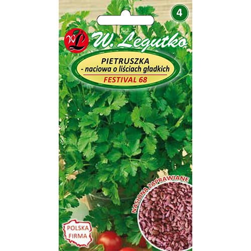 1 szt, Petersilie Festival 68 - Samen: Ilość w opakowaniu: 5 g