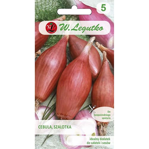 1 szt, Schalotte Zebrune - Samen: Ilość w opakowaniu: 3 g