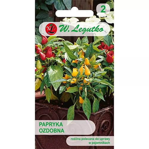 1 szt, Zierpaprika Mischung - Samen: Ilość w opakowaniu: 0.2 g