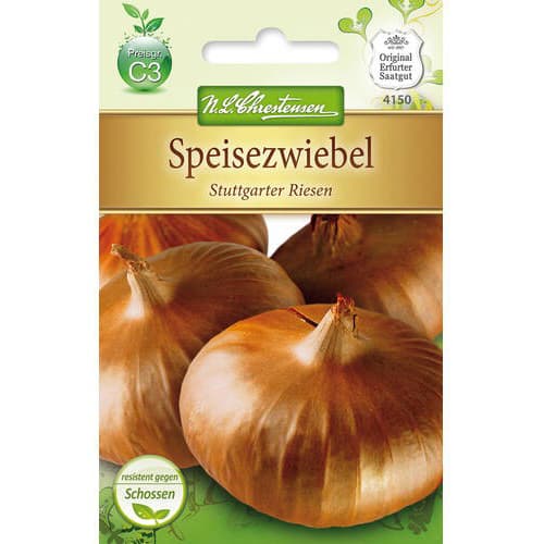 1 szt, Speisezwiebel Stuttgarter Riesen - Samen: Ilość w opakowaniu: 1 Stück