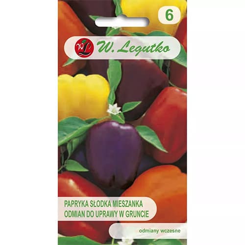 1 szt, Paprika Mischung - Samen: Ilość w opakowaniu: 0.5 g