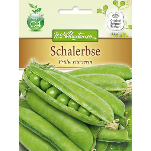 1 szt, Schalerbse Frühe Harzerin - Samen: Ilość w opakowaniu: 1 Stück